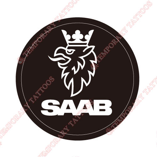 Saab Customize Temporary Tattoos Stickers NO.2077